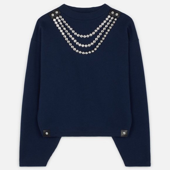 Christopher Kane Cup Chain Cropped Sweatshirt - Picture 8 of 16